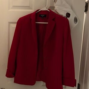 Jones New York Classic Red Women's Blazer